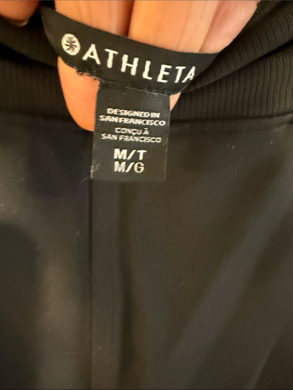 Athleta Black Performance Jacket M/T